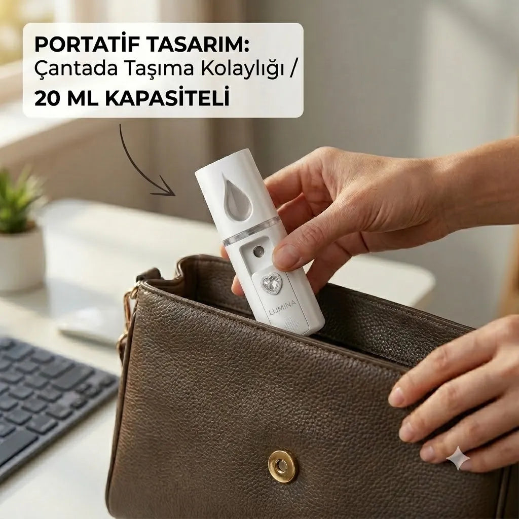 Lumina Taşınabilir Nano Yüz Nemlendirici Sprey